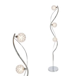Orianna Floor Lamp Chrome