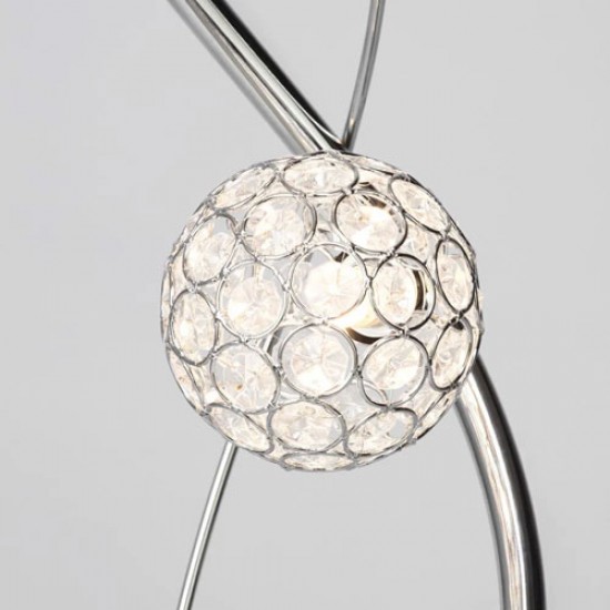 Orianna Floor Lamp Chrome