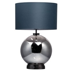 Metro Large Ball Table Lamp Smoke/Dark Grey/Black Nickel