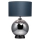 Metro Large Ball Table Lamp Smoke/Dark Grey/Black Nickel