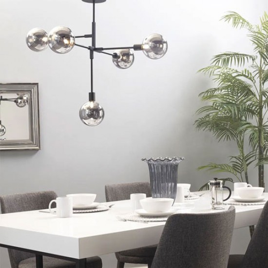 Hennock Pendant Satin Black