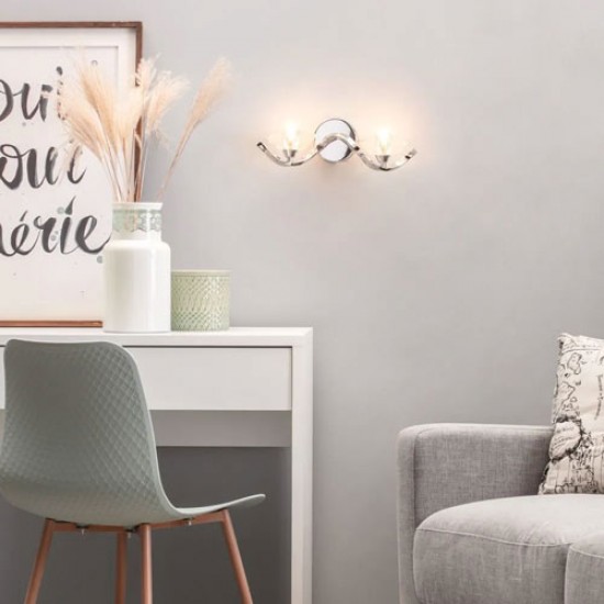 Bella Wall Light Chrome 