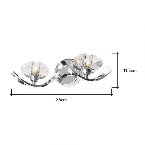 Bella Wall Light Chrome 