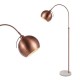 Benson Curved Floor Lamp Copper