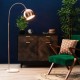 Benson Curved Floor Lamp Copper