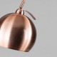 Benson Curved Floor Lamp Copper