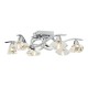 Bella 6 Light Flush Chrome