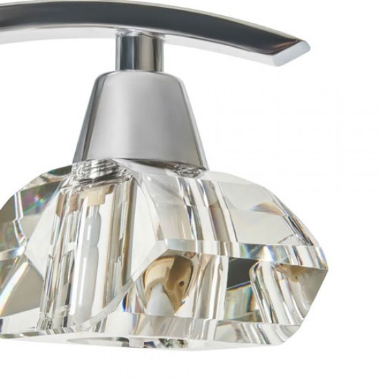 Bella 6 Light Flush Chrome
