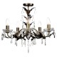 Paisley 5 Light Flush Antique Brass