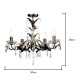 Paisley 5 Light Flush Antique Brass