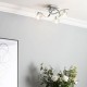 Bella 3 Light Flush Chrome