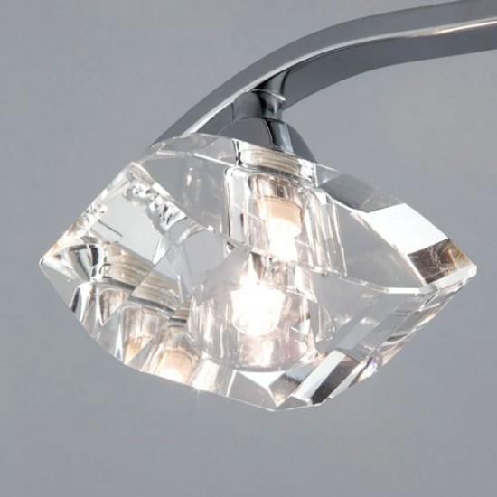 Bella 3 Light Flush Chrome