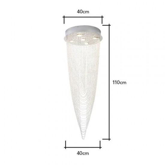 Valerie 5 Light Ceiling Light Chrome