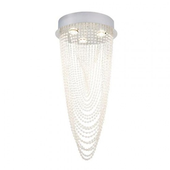 Valerie 3 Light Ceiling Light Chrome
