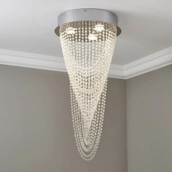 Valerie 3 Light Ceiling Light Chrome