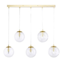 Milton 5 Light Pendant Gold