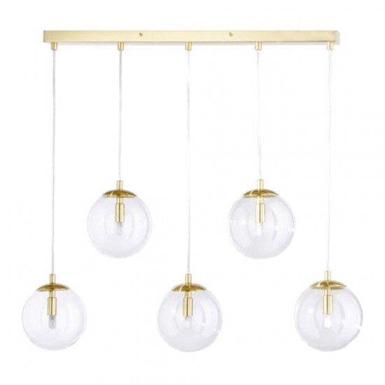 Milton 5 Light Pendant Gold