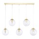 Milton 5 Light Pendant Gold