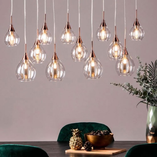 Carmella Diner Pendant Copper