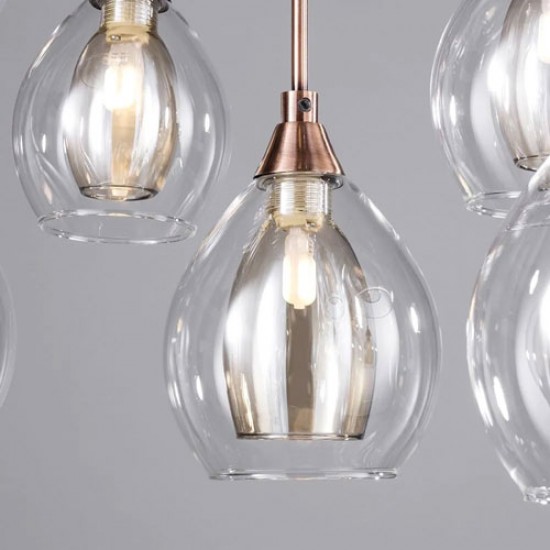 Carmella Diner Pendant Copper