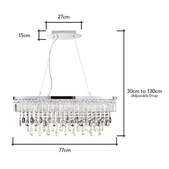 Jennifer Diner Pendant Chrome