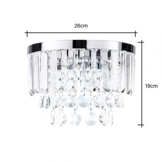 Paladina Wall Light Chrome