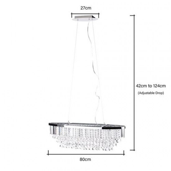 Paladina Diner Pendant Chrome