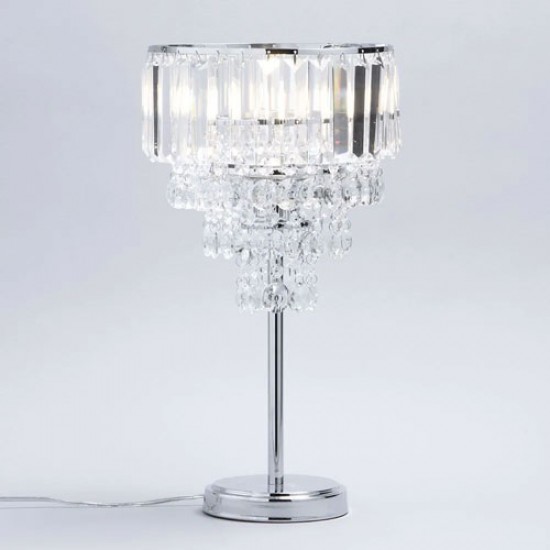 Paladina Table Lamp, Chrome