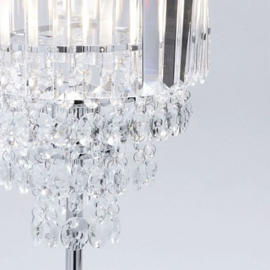 Paladina Table Lamp, Chrome