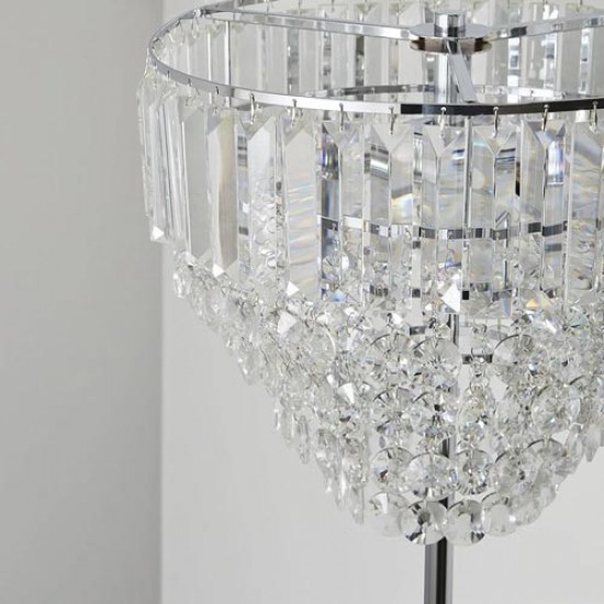 Paladina Floor Lamp Chrome