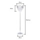 Paladina Floor Lamp Chrome