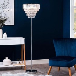 Paladina Floor Lamp Chrome