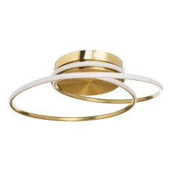 Pei LED Rings Flush Brass