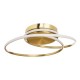 Pei LED Rings Flush Brass
