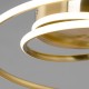 Pei LED Rings Flush Brass