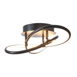 Eero LED Flush Satin Black