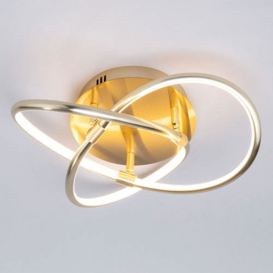 Eero LED Flush Brass