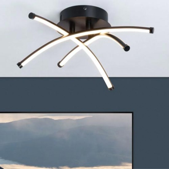 Aalto LED Flush Black