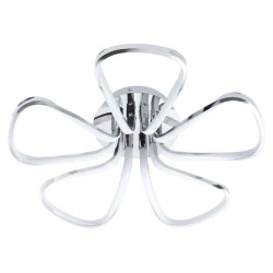 Alvar 5 Petals LED Flush Chrome