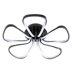 ALvar 5 Petals LED Flush Black