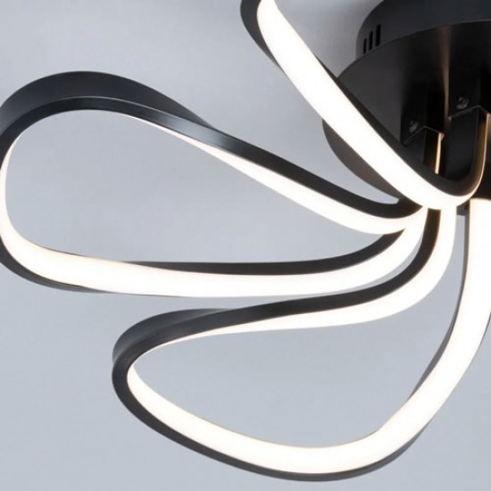 ALvar 5 Petals LED Flush Black