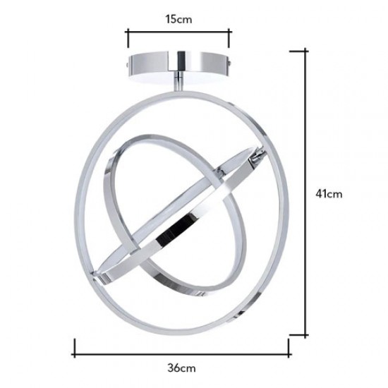 Ingel Rings LED Orbital Black