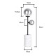 Forella Table Lamp satin Black