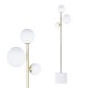 Forella Floor Lamp White/Brass