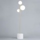 Forella Floor Lamp White/Brass