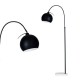 Benson Curved Floor Lamp Satin Black