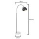 Benson Curved Floor Lamp Satin Black