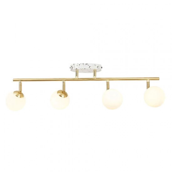 Lott 4 Ball Spotlight Satin Brass