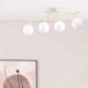 Lott 4 Ball Spotlight Satin Brass