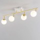 Lott 4 Ball Spotlight Satin Brass